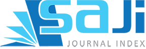 Logotipo do SAJI com link externo para exibir a página da Revista no indexador